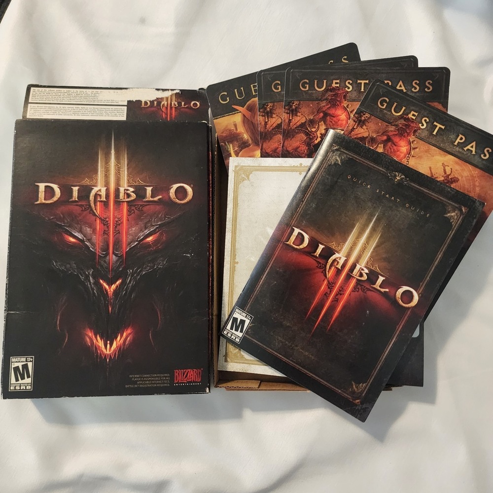 Diablo III 3 PC Game Box Set Blizzard Entertainment